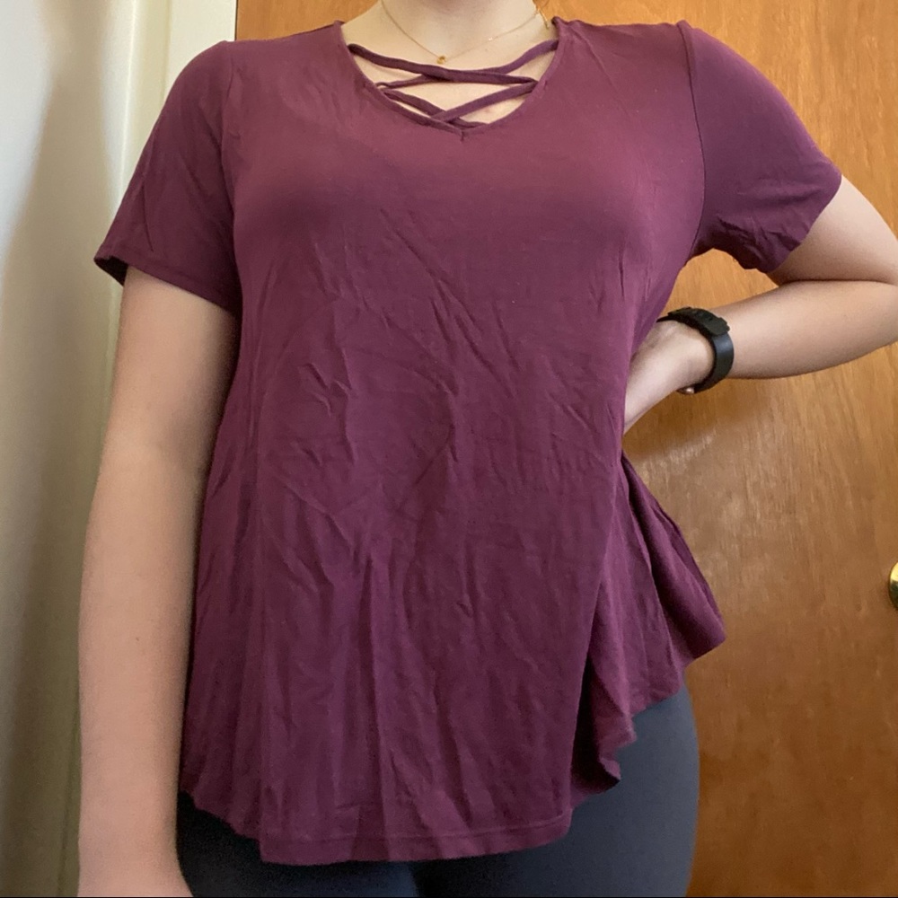 Maroon T-shirt